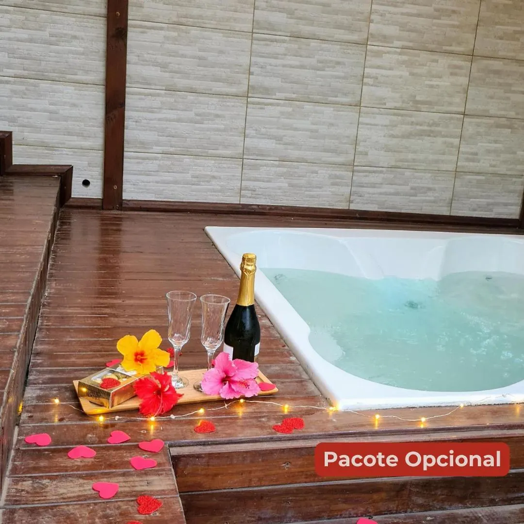 公寓 Cabana Com Hidro Grande, Lareira E Ar Condicionado 佩尼亚