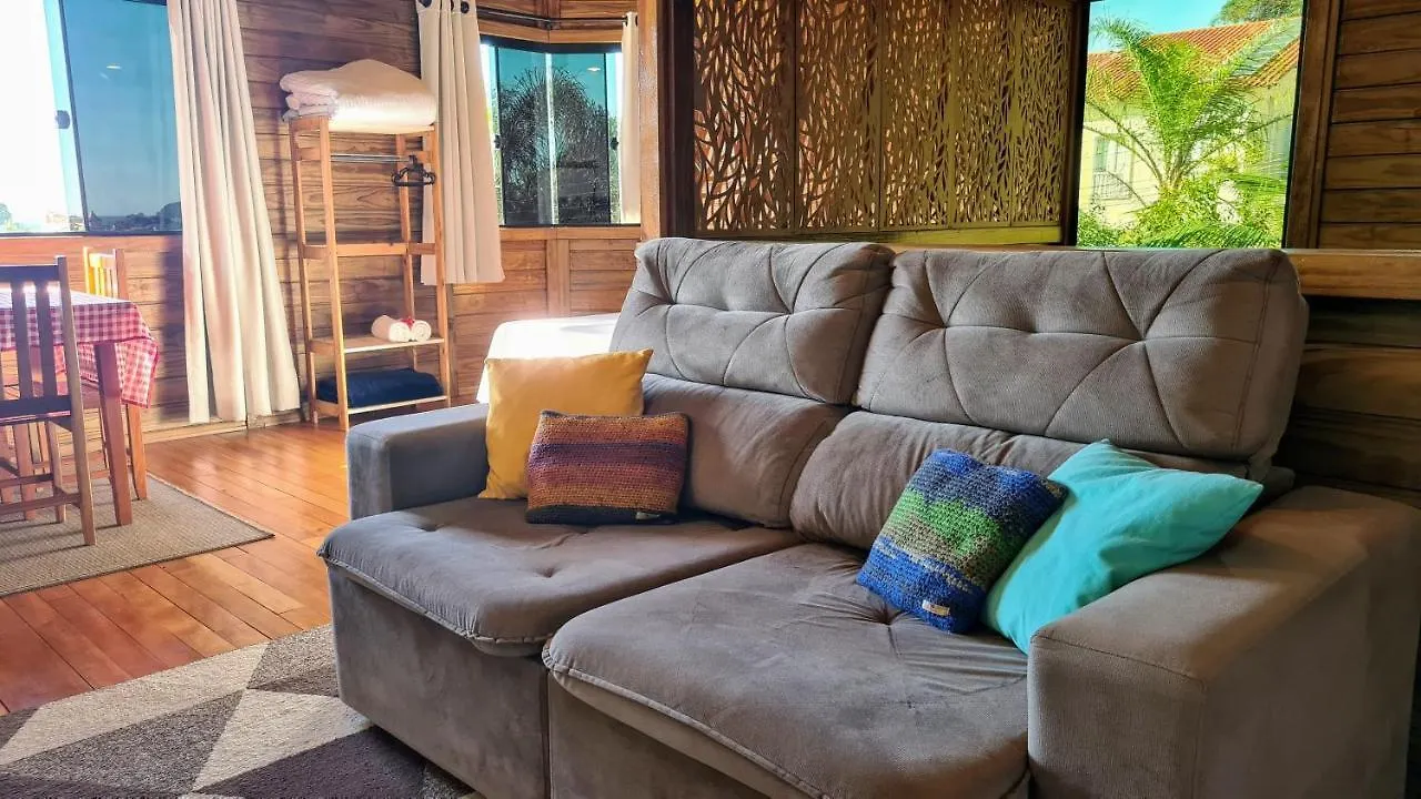Cabana Com Hidro Grande, Lareira E Ar Condicionado Penha