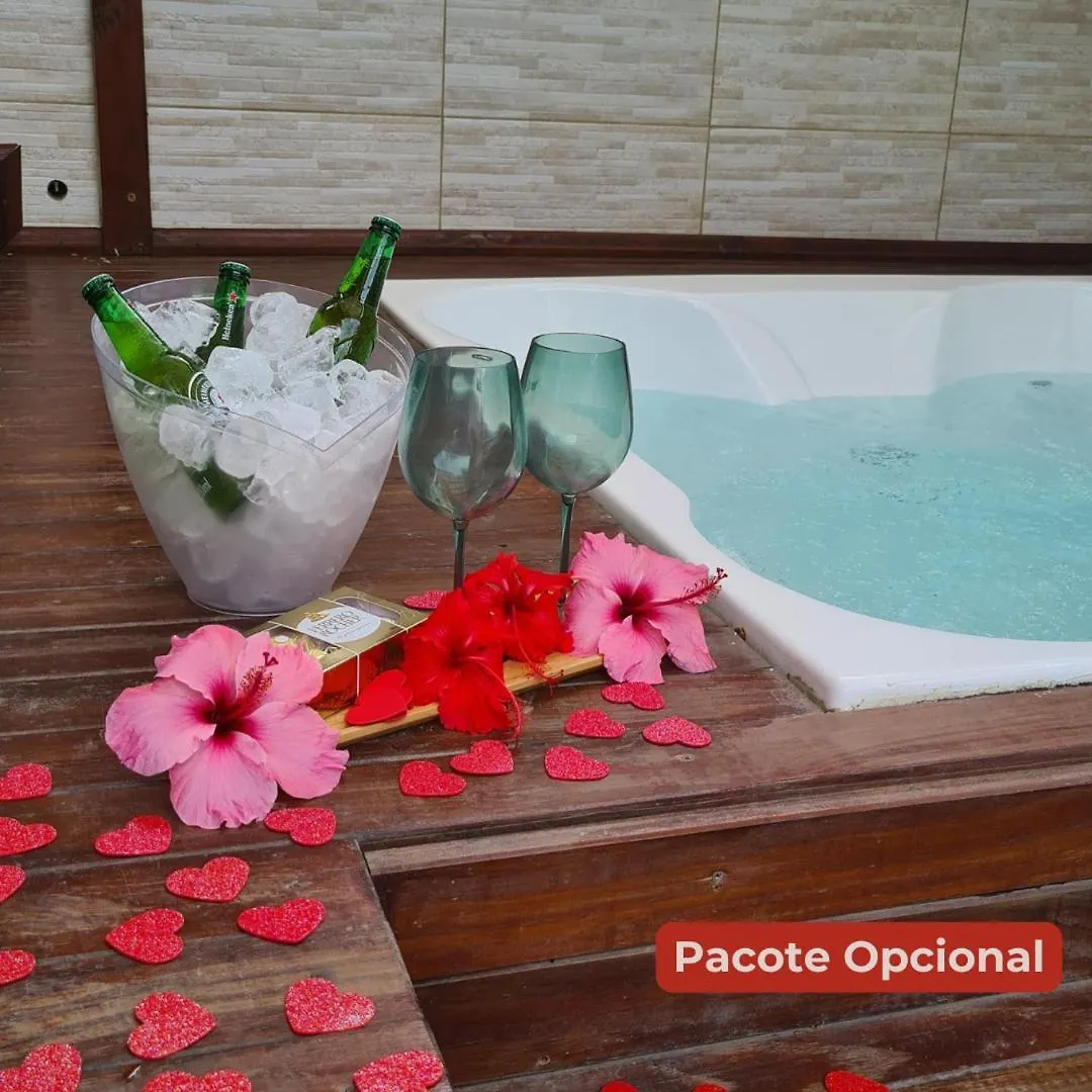 Cabana Com Hidro Grande, Lareira E Ar Condicionado Penha